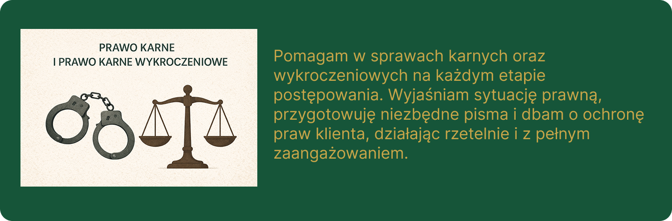 Prawo karne i wykroczeniowe